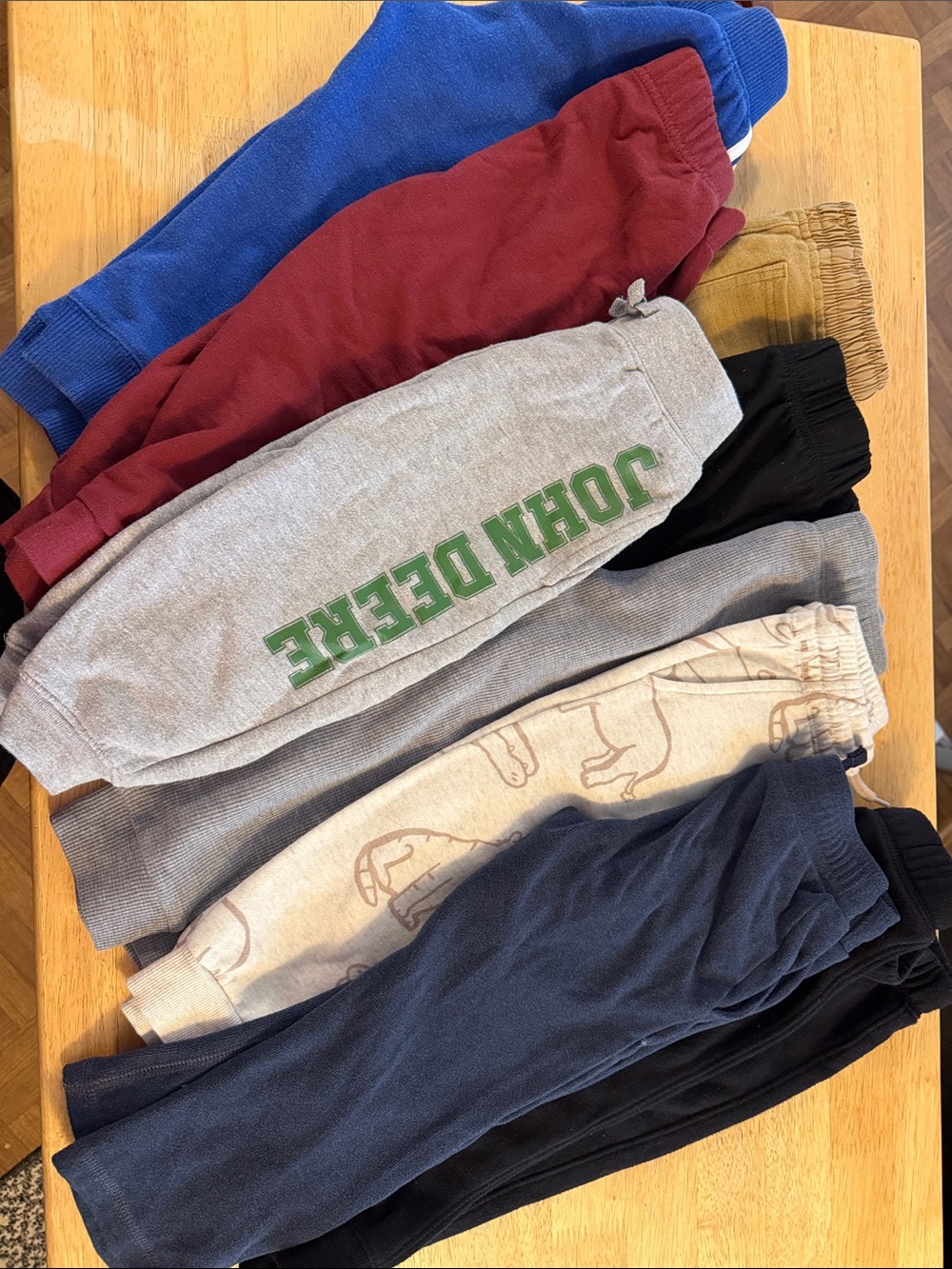 John Deere Gray Sweatpants with Green Logo — Kids Joggers Bundle Colors